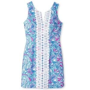 Lilly Pulitzer for Target My Fans Shift Dress Size 4 20th Anniversary NWT